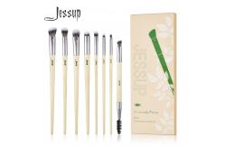 China Jessup 8pcs Premium Synthetic Angled Concealer Blending Eyeshadow Duo Eyebrow Makeup Brushes T328 supplier