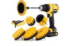 China 8pcs Power Drill Scrubber Brush Set Attachment 30x30 Extension Cloth Microfiber supplier