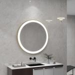 Smart Bathroom Mirror With Lights Touch Switch And Anti Fog Light Up Mirror Vanity for sale