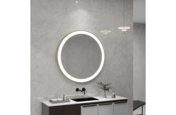 China Rectangular Single Sided Lighted Bathroom Vanity Mirror Dimmable LED Strip Light supplier