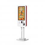 Self Ordering Floor Standing Wall Interactive Kiosk Fast Food Self Payment Terminal for sale