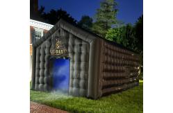 China Portable Black LED Disco Lighting Inflatable Nightclub Cube Tent Mobile Night Club supplier