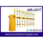Iron Housing Road Traffic Barriers With Sign Warning Light Orange Color for sale