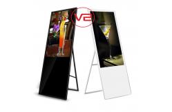 China Moveable Android Portable Digital Signage Mobile Lcd Advertising Touch Screen supplier