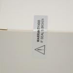 Matte Silver Polyester Proof Tamper Evident Void Security Seal Label Sticker