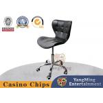 China Texas Club Metal Sliding Wheelchair Design Casino Table Gaming Build Brand New Chair for sale
