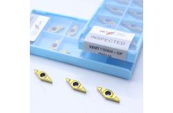 China GP Chip Breaker Cermet CNC Turning Inserts TiCN Coated for High Precision supplier