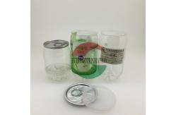 China 350ML PET Easy Open Alu Lid Beverage Can For Soda Drinks / Coke supplier