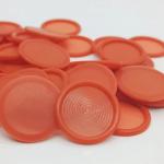 Non Slip Silicone Rubber Disc Pad Rubber Custom Circular Flat Pad