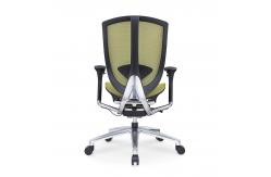 China Ergonomic Green PU Lifting Arms High Back  Mesh Computer Office Chair supplier