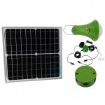 Monocrystalline Solar Panel Energy System 25W 11V Portable Solar Home Lighting System for sale