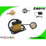 Waterproof IP68 Miners Cap Lamp , SAMSUNG Battery Miners Lights for Hard Hats for sale