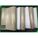 Non - toxic White And Brown Polythene Paper With Pure Wood Pulp 50 ~ 1000mm