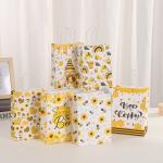 Cartoon Bee Gift Bag Birthday Gift Kraft Paper Bag Party Tote Bag Shopping Packaging Bag Printing for sale