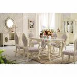 Wholesale Square Marble Top Wooden Dining Table Designs for sale