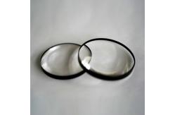 China Optical Glass 114mm 250mm Flat Plano Convex Lens CaF2 supplier