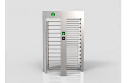 China 90 Degree Rotating Bi Directional Turnstile With Biometric Fingerprint Rfid Card Reader supplier