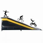 Custom Outdoor Inflatable Airbag Landing PVC Bike Airbag Inflatable Jumping Bag For FMX MTB BMX for sale