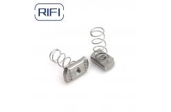 China Spring Loaded Design Metal Hardware Fasteners Welding Square Spring Nut supplier