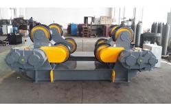 China Tanks Turning Heavy Duty Roller Stand , Rubber / Polyurethane Pipe Rollers For Welding supplier