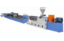 China CE ISO9001 Plastic PVC WPC Profile Extrusion Line Low Noise High Performance supplier