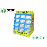 Matt Finish E Flute Cardboard Pop Displays ODM / OEM for sale