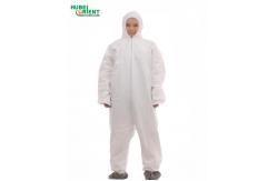 China Personal Protective Hooded Waterproof Disposable Microporous Coverall supplier