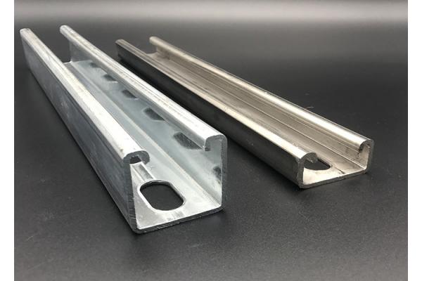 C Channel Galvanized Steel 3m 6m Slotted Plain Strut Channel
