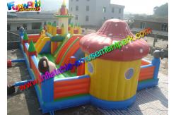 China Playground Inflatable Amusement Park Toys , Jump Houses Customized supplier