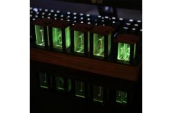 China RGB Electronic Glow LED Tube Light Clock Square Shape supplier