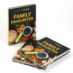 Custom Hardcover Book Printing Family Favorite Cook Recipe Book Printing for sale