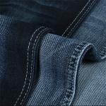 Jersey Denim Jeans Fabric 9.2oz 160cm Width Reactive Dyeing With Terry Bottom for sale