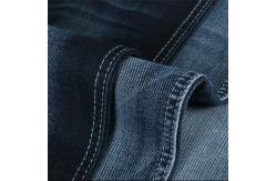 China Jersey Denim Jeans Fabric 9.2oz 160cm Width Reactive Dyeing With Terry Bottom supplier
