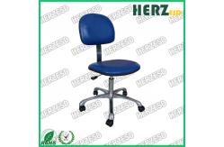 China ESD Fabric Antistatic Chair PU Leather Work Stool Adjustable Height supplier