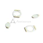 Custom 95% 96% Electrical Ceramic Plate With Gold-Plated for sale