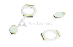 China Custom 95% 96% Electrical Ceramic Plate With Gold-Plated supplier