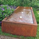 Fountain Corten Steel Garden Water Features Home Decoration for sale