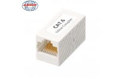 China Small Cat5e Cat6 Utp Rj45 Inline Keystone Coupler supplier