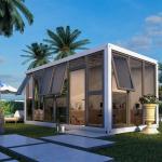 Customizable And Easy To Install Expandable Container Homes With Aluminum Sliding Door for sale