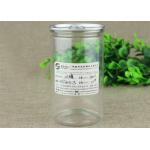 Transparent Clear Plastic PET Easy Open Cans Food Grade Canned Cylinder for sale