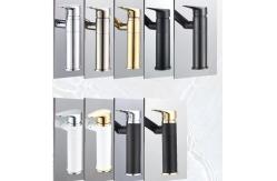 China Swivel Rotate Black Mechanical Crane 360Degree Wash Basin Faucet supplier