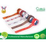 Customized Carton Sealing Water Glue BOPP Packing Tape With Label