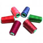 402 Dyed Polyester Sewing Thread Red Uv Bonded Polyester Thread