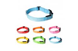 China LED Dog Collar Waterproof Flashing Light Up Night Walking Adjustable USB Rechargeable supplier