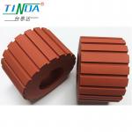 Customize Wear And Skid Resistance Groove Silicone Wheel For Used In High-Temperature Working Environment for sale