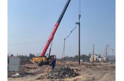 China 130kw 377mm Stone Column Driving Vibroflotation Method Machine supplier