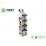 Folding Custom Made Full Printing Shop Retail Shampoo Cardboard Floor Display for sale