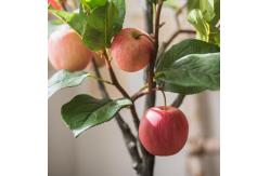 China Red Party Park Decoration Artificial Apple Tree 190cm Height supplier