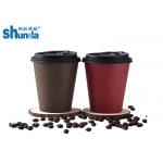 PE Coated Eco Disposable Paper Cup for Takeaway Coffee Double Wall 20oz for sale