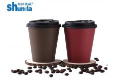 China PE Coated Eco Disposable Paper Cup for Takeaway Coffee Double Wall 20oz supplier
